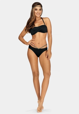 Dół od bikini z ozdobnym warkoczykiem FD163A-509A-przód